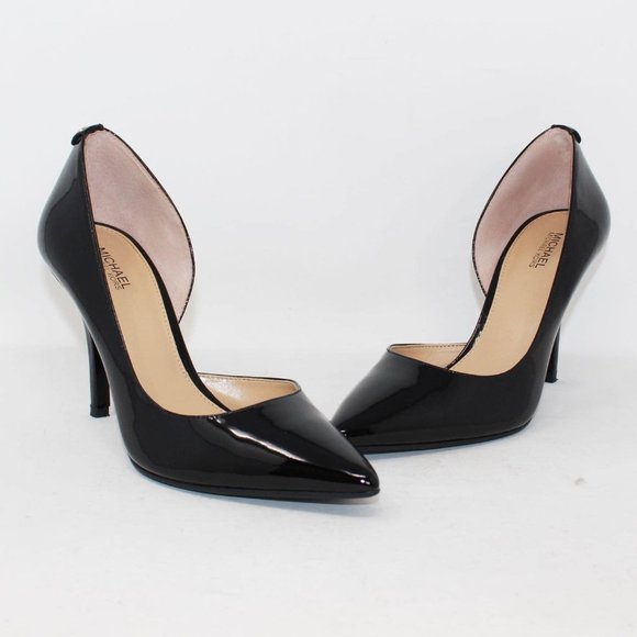 MICHAEL KORS #39814 Black Patent Leather Heels (US 7 EU 37) - Picture 1 of 10